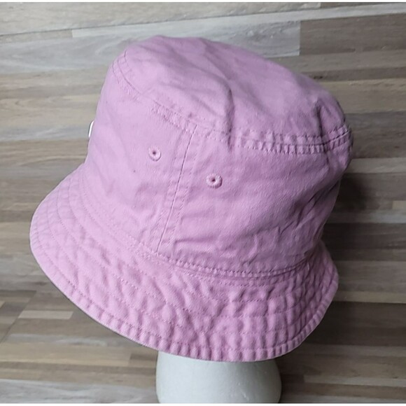 Athleta Girl Reversible Pink & Purple Tie Dye & Pink Bucket Hat EUC CUTE - Picture 5 of 6